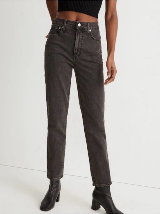 Madewell Denim - Madewell The Perfect Vintage Jean Black Wash High Rise Size 23